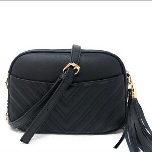 NWOT Lola Mae Quilted Crossbody Bag, Trendy Design Shoulder Purse (#13)
